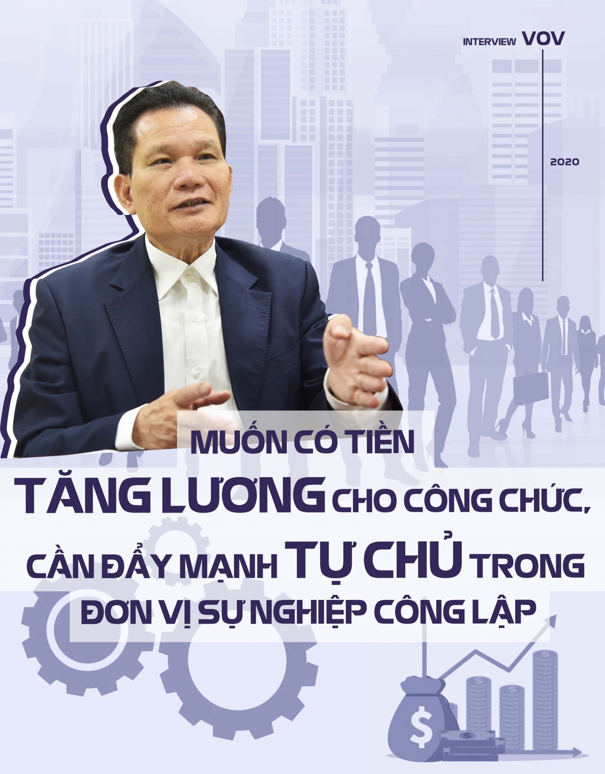 Muốn có tiền tăng lương cho công chức, cần đẩy mạnh tự chủ trong đơn vị sự nghiệp công lập